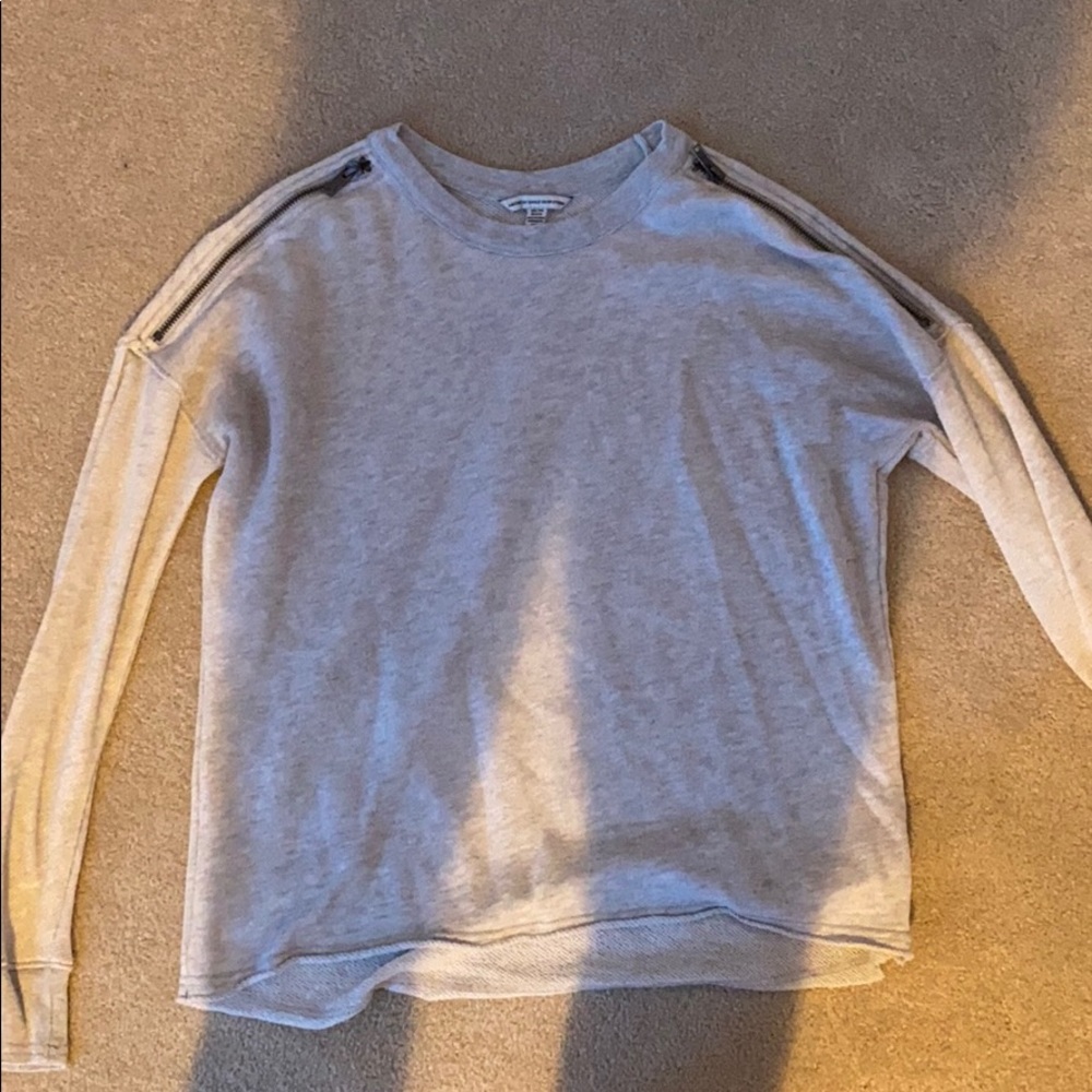 american eagle zip sweater